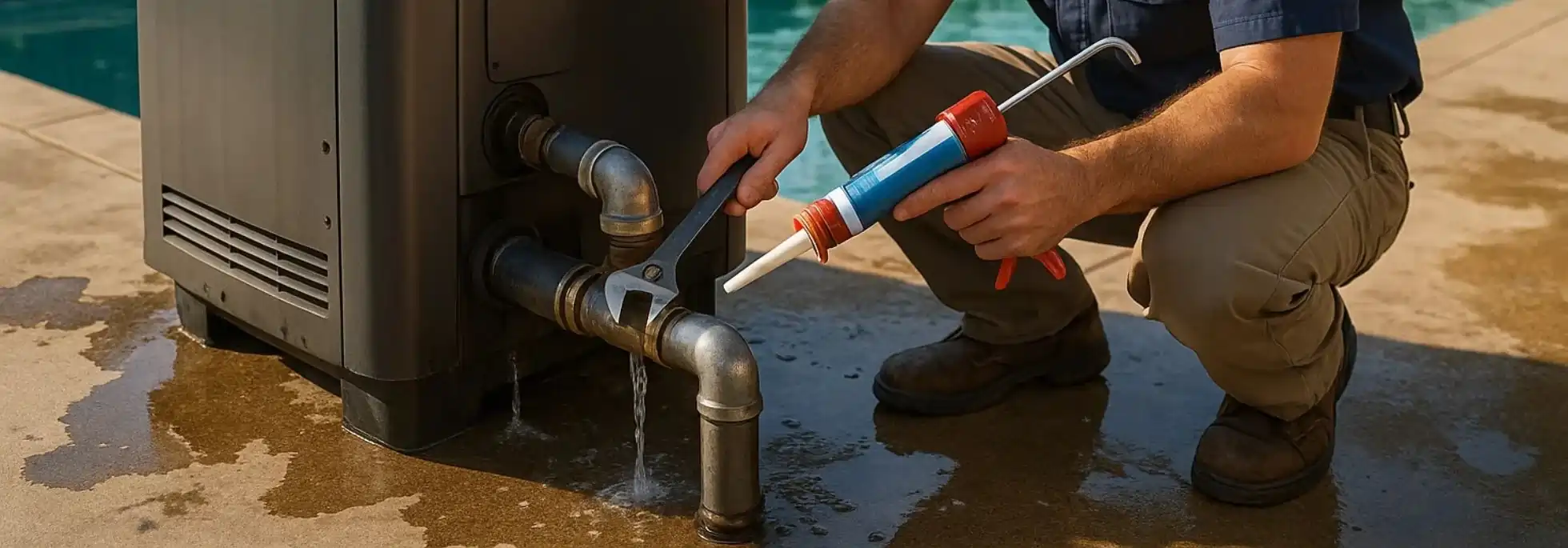  Pool Heater Leak Repair - HVAC Pickering