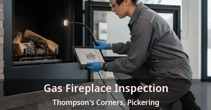 Gas Fireplace Inspection Thompson's Corners, Pickering - ON
