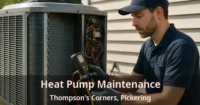 Heat Pump Maintenance Thompson's Corners, Pickering - ON