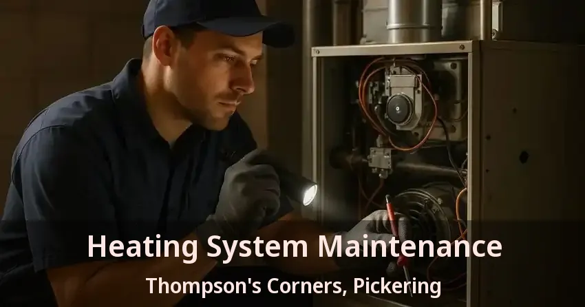 Heating System Maintenance Thompson's Corners, Pickering - ON