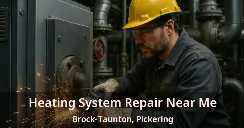 Heating System Repair Near Me Brock-Taunton, Pickering - ON