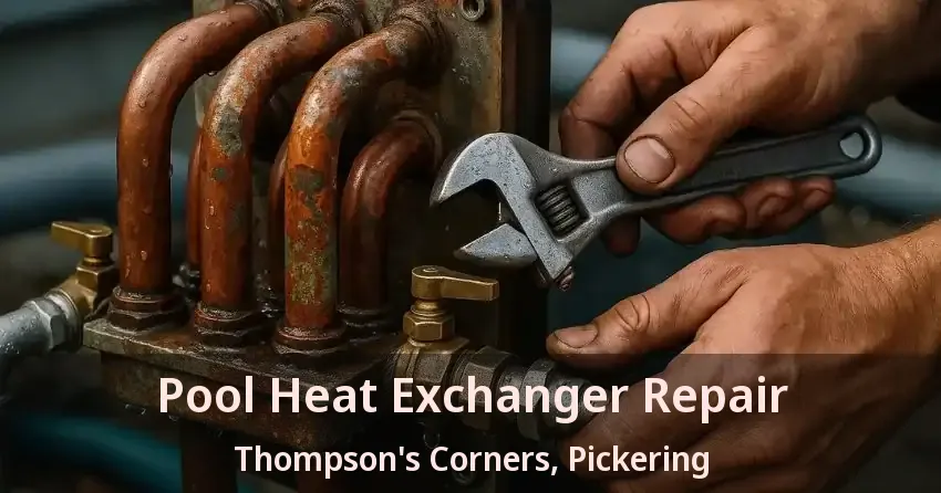 Pool Heat Exchanger Repair Thompson's Corners, Pickering - ON