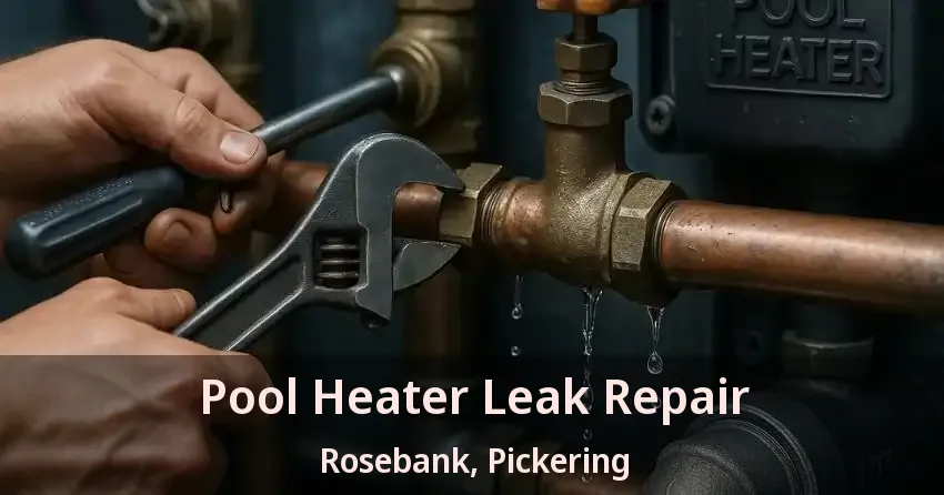 Pool Heater Leak Repair Rosebank, Pickering - ON