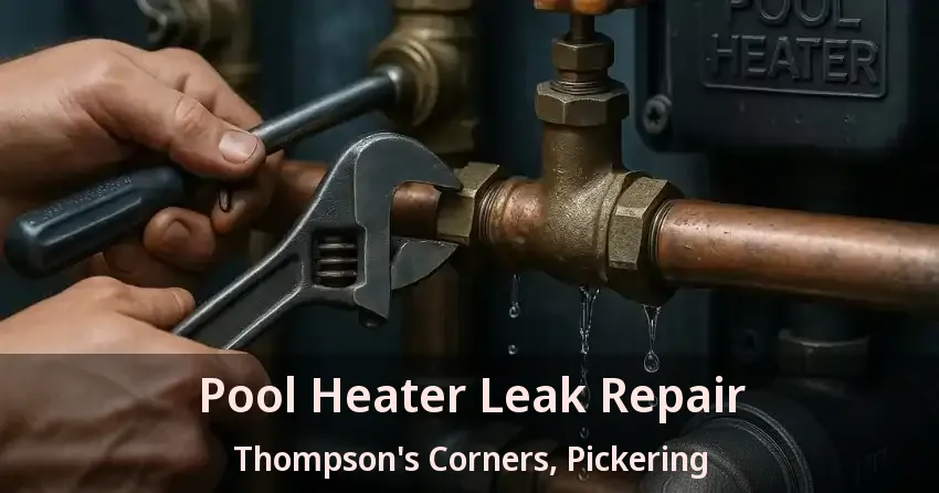 Pool Heater Leak Repair Thompson's Corners, Pickering - ON